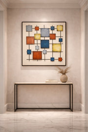 Modern Geometric Wall Art Panel