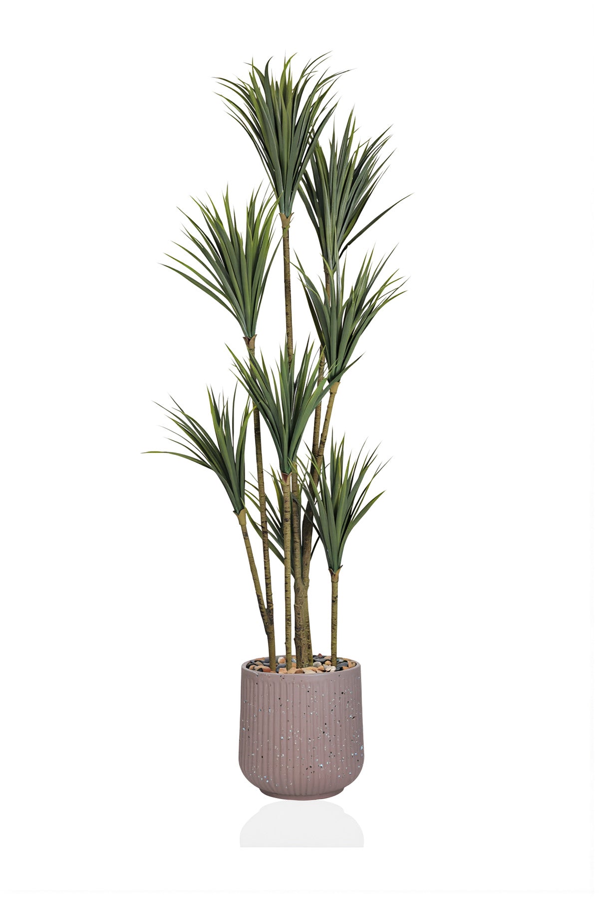 184 cm Artificial Dracaena Tree with Textured with Pot – 8 Branch Indoor Plant