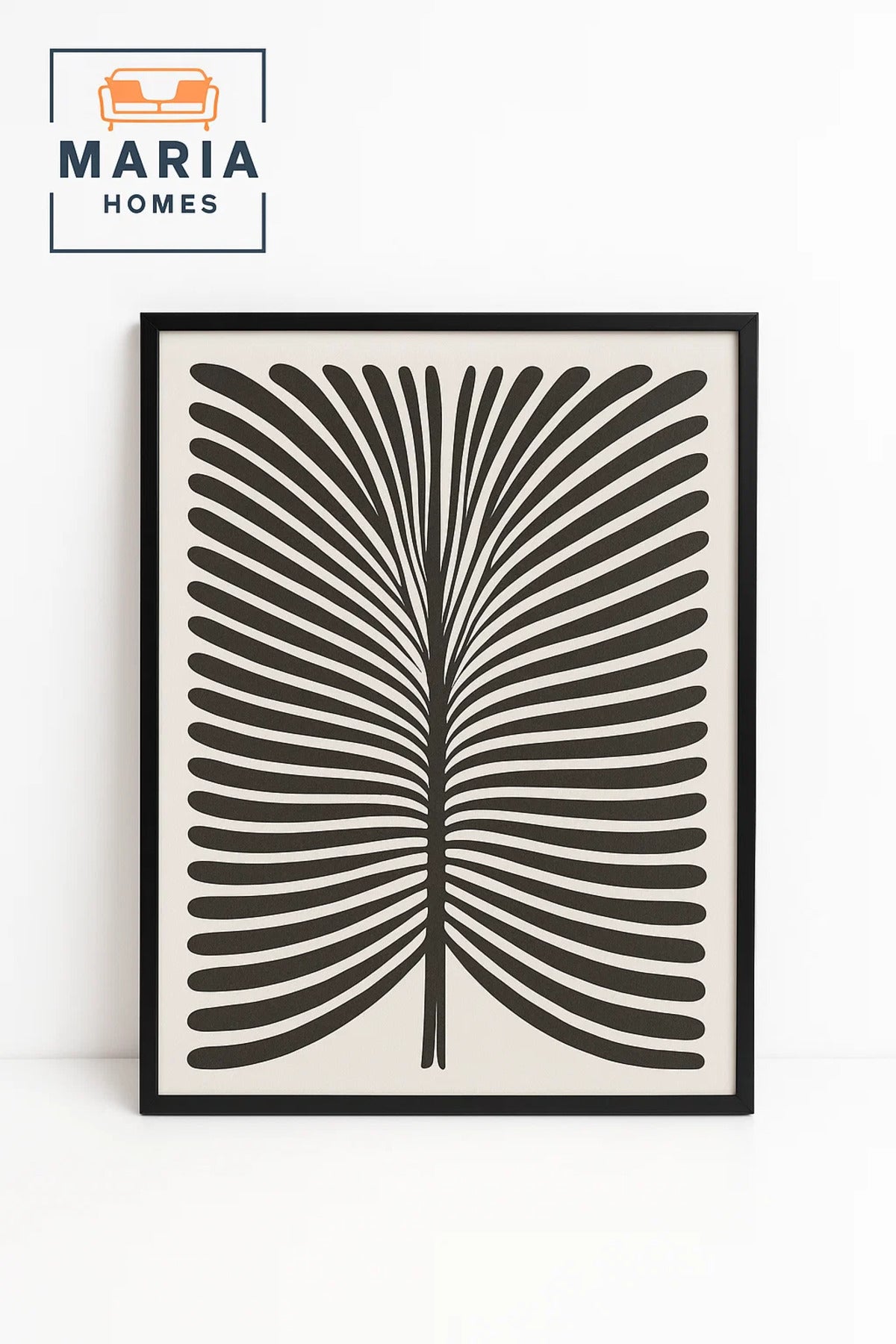 Black Botanical Art Print Rug-Size 123*4.3*123 cm