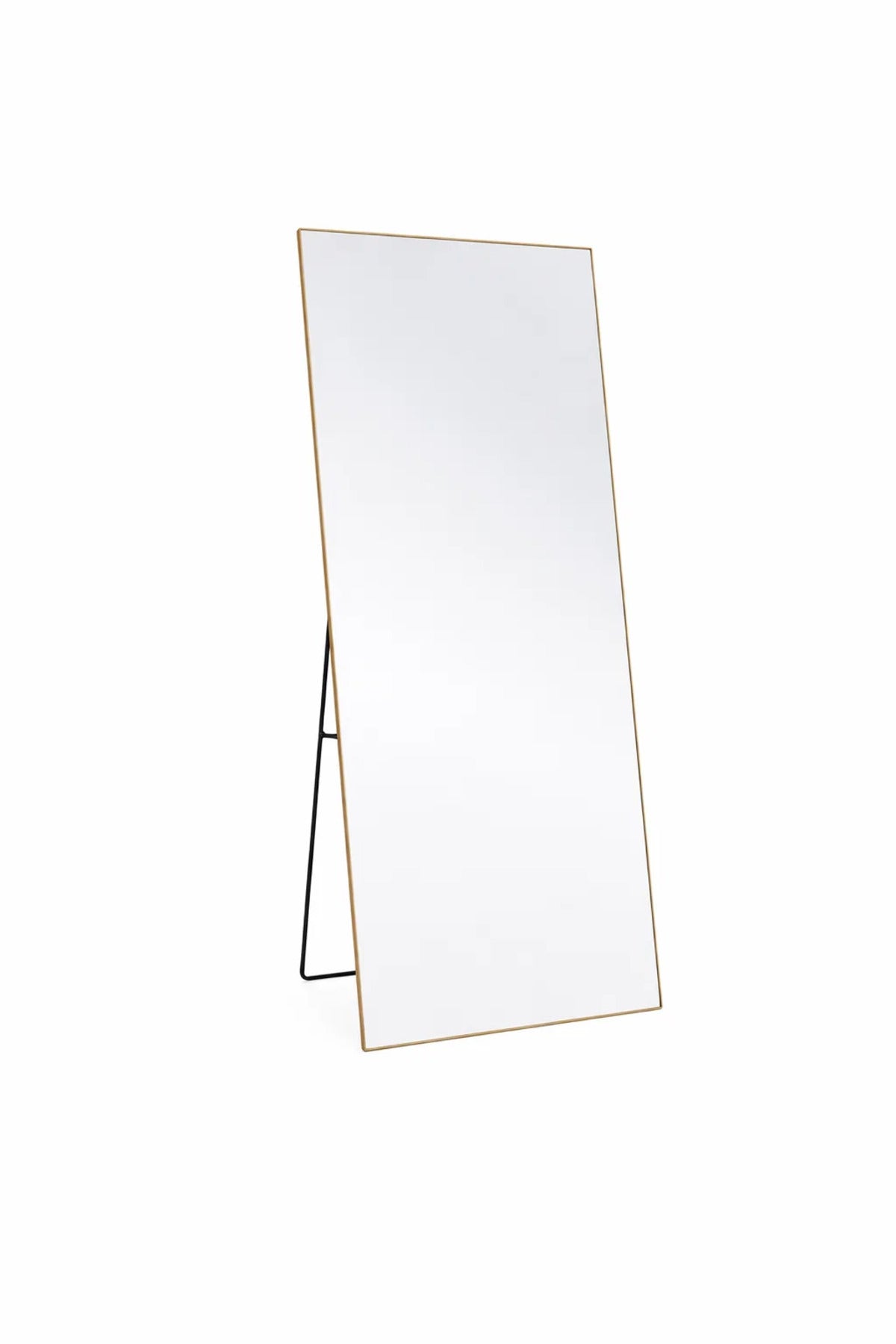 Gold Full Length Standing Mirror 70x180cm Modern Floor gold full length