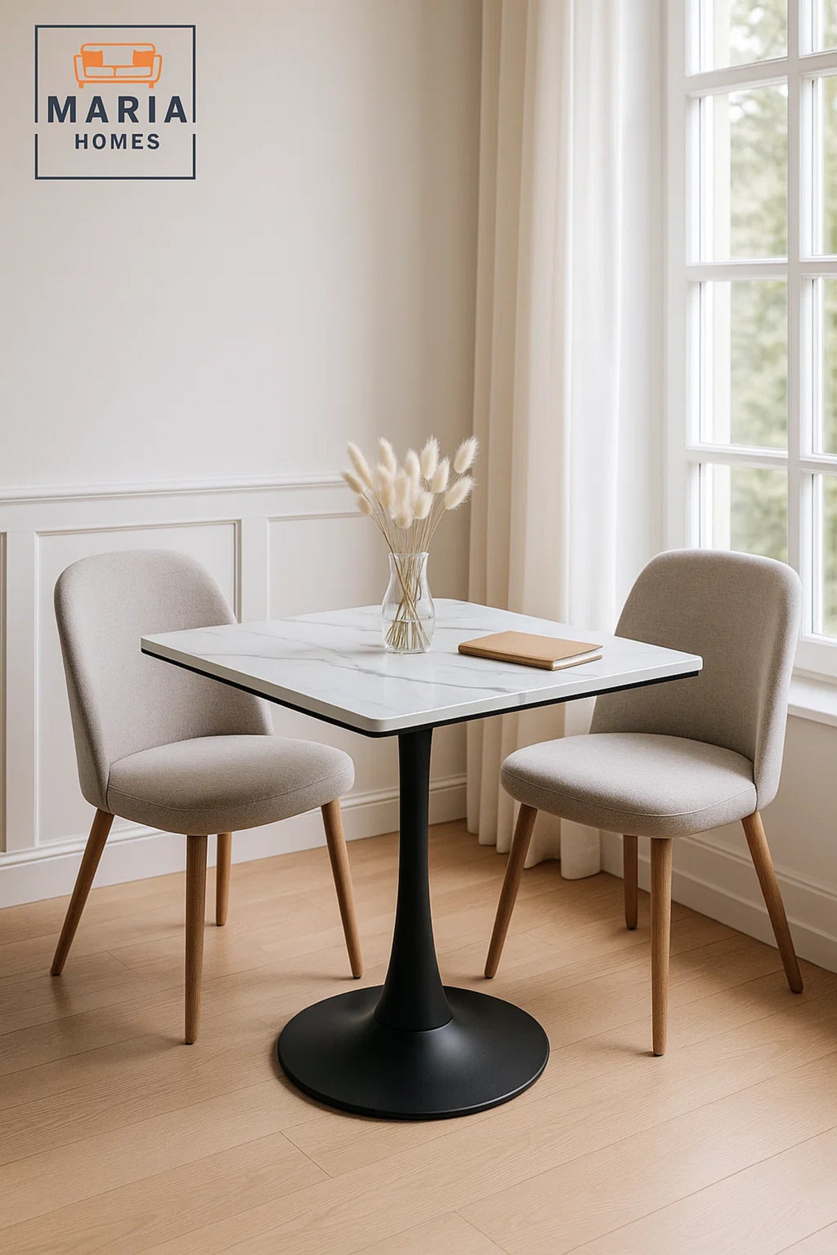 Rectangular White Marble Dining Table √ê Modern Caf≈Ω, Restaurant, Office & Home Furniture 70_70 cm