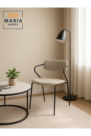 Beige Dining Chair Ð Modern Minimalist Seating for Home, Office, and CafŽ