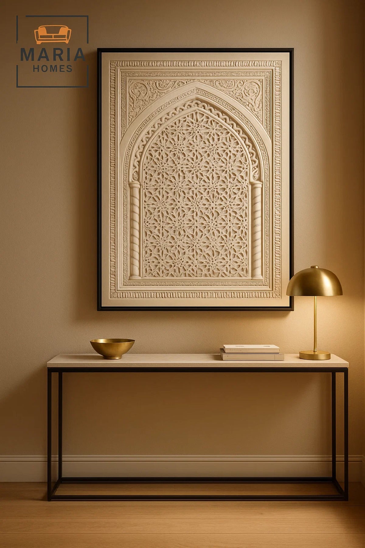 Modern Wall Art 120_80 √ê Abstract Frame & Luxury Islamic Wall Decor for Living Room