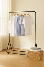 Metal Clothing Rack with Wheels Ð 120_168 cm Heavy Duty Garment Stand