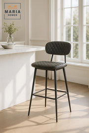 Dark Grey Bar Stool , Modern High Counter Chair for Home, Caf≈Ω, Restaurant & Office Use