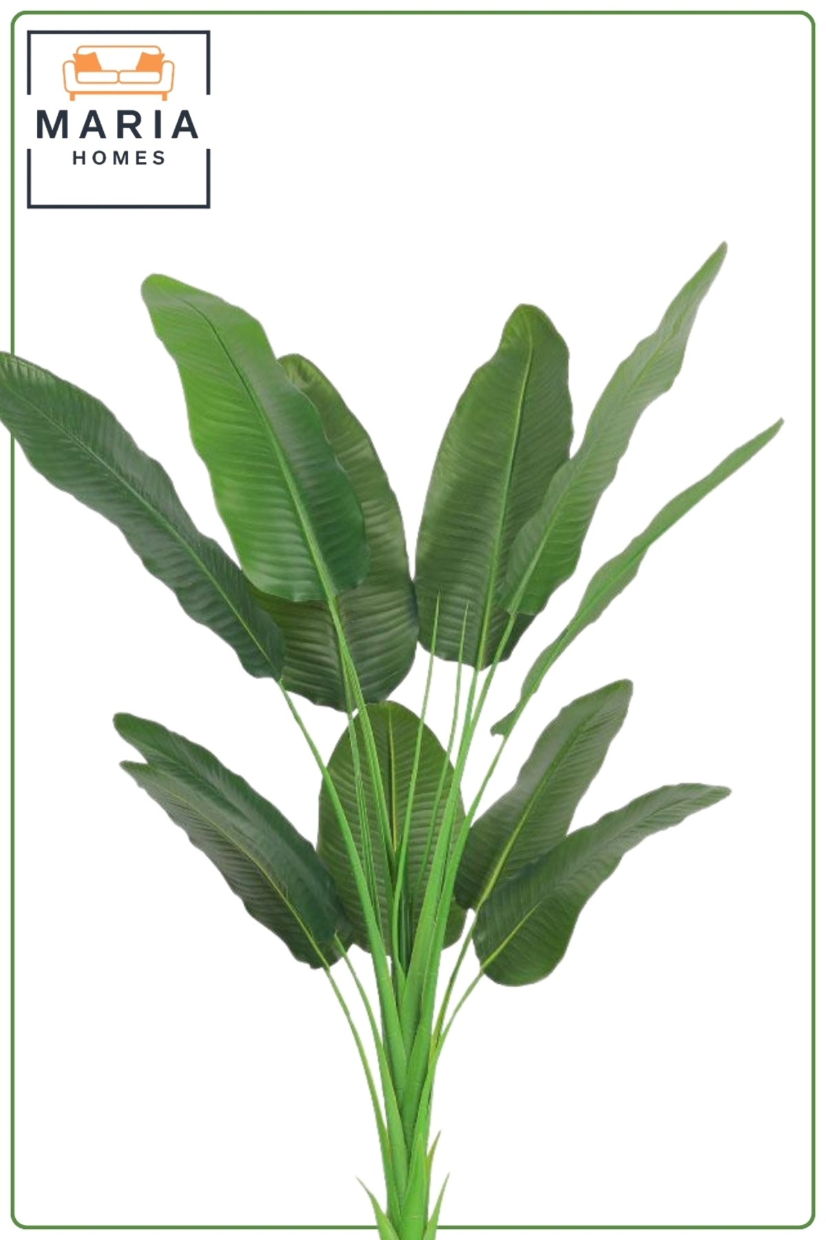 150 cm Artificial Banana Leaf Tree in with Pot – Decorative Indoor Plant