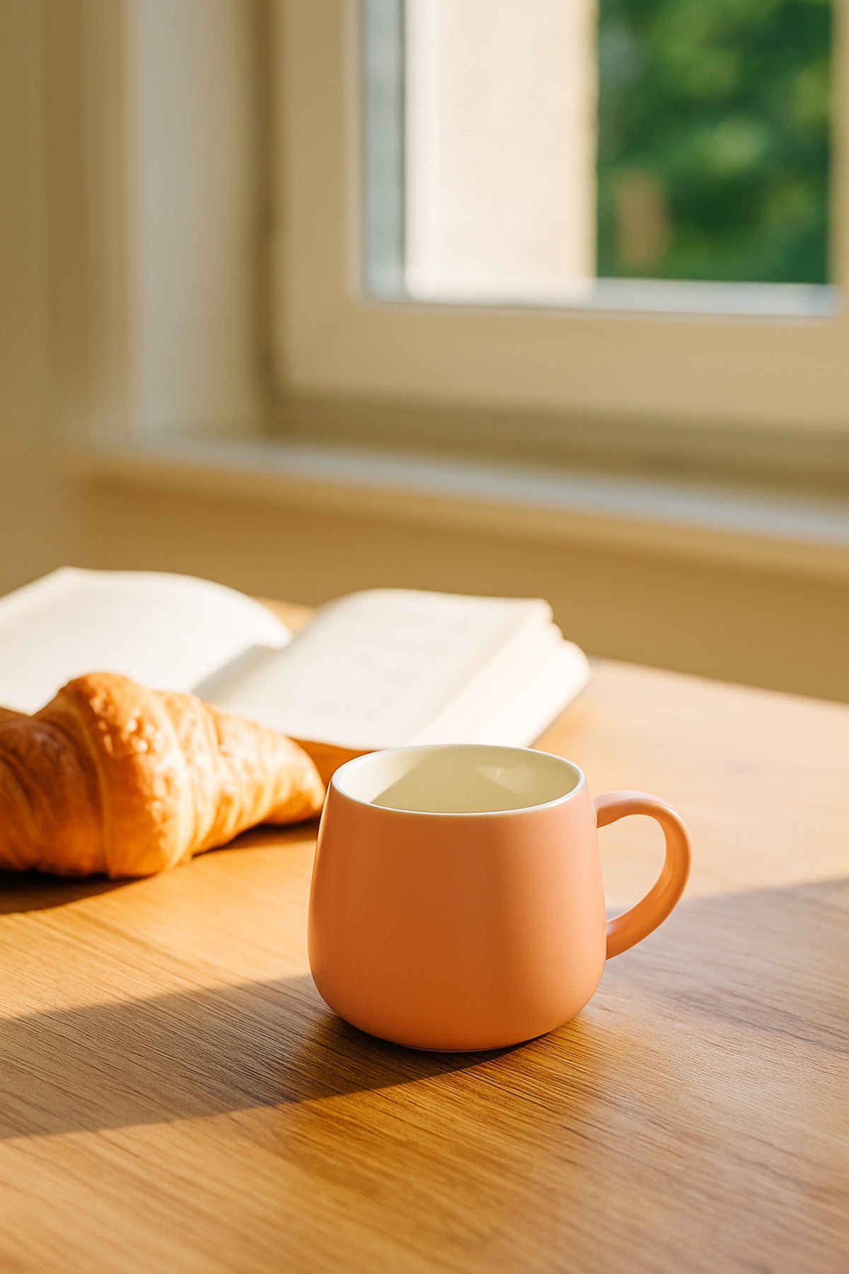 Pink Ceramic Mug Ð Minimalist Modern Coffee and Tea Cup