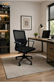 Ergonomic Mesh Office Chair with Lumbar Support, Adjustable Height and Rolling Casters