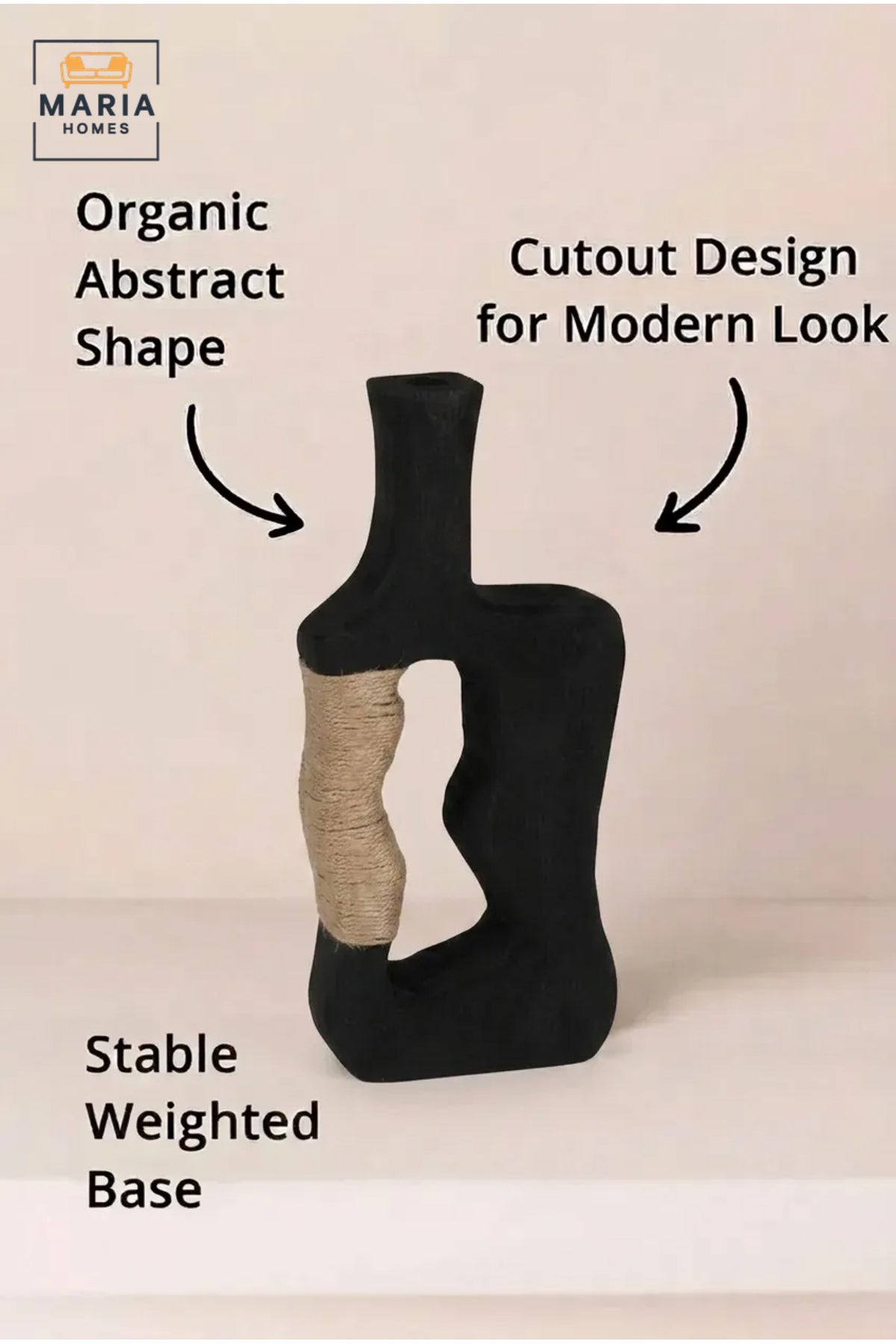 Modern Decorative Vase – Home Décor Accent for Living Room & Office