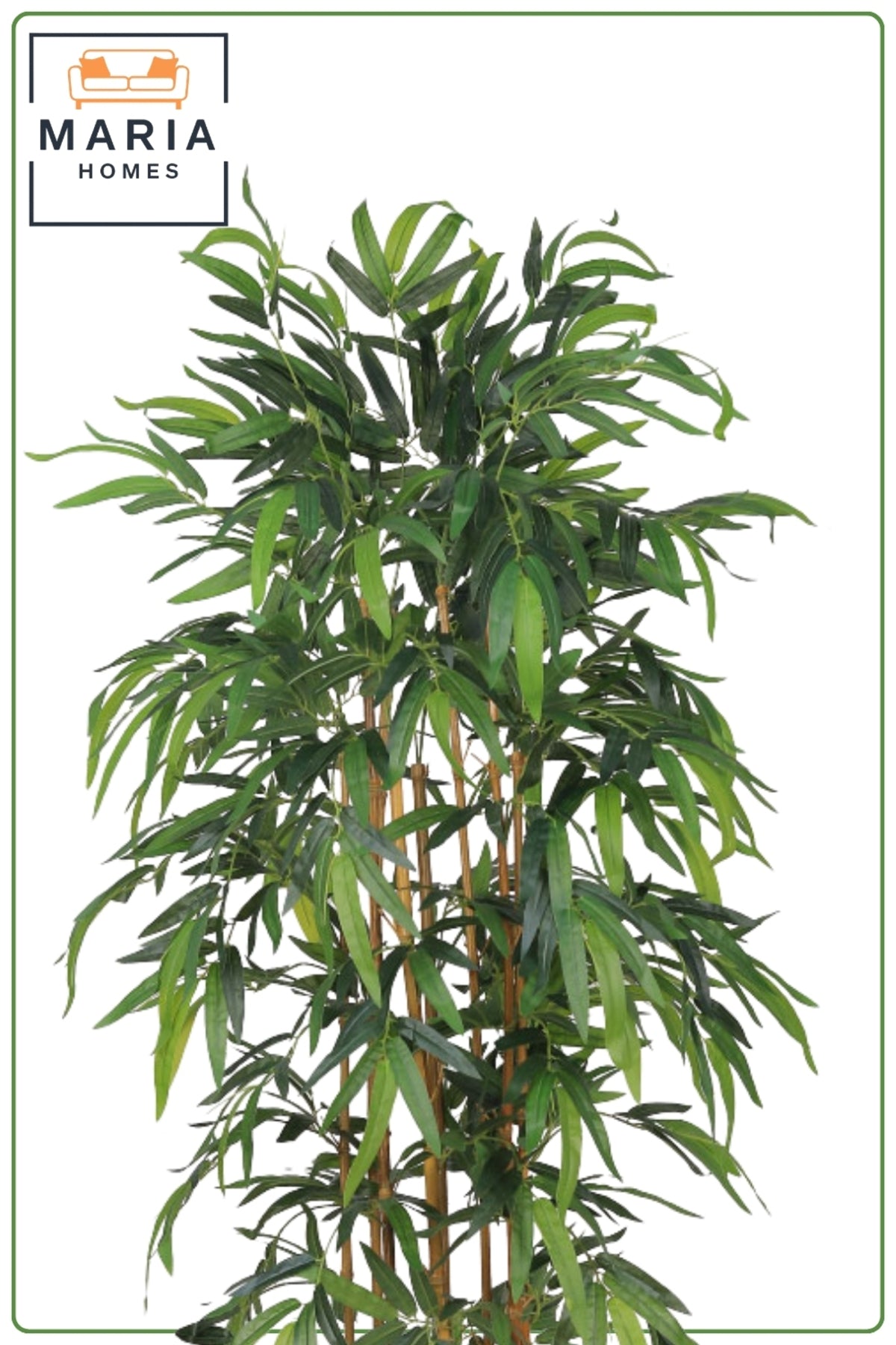 Artificial Bamboo Tree 190 CM with Marble with Pot – 8 Branch Indoor Bamboo Plant
