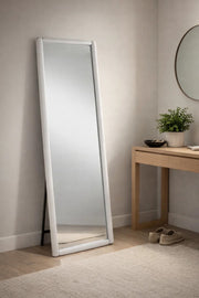 White Full Length Standing Mirror 80x180cm Modern Floor white full length