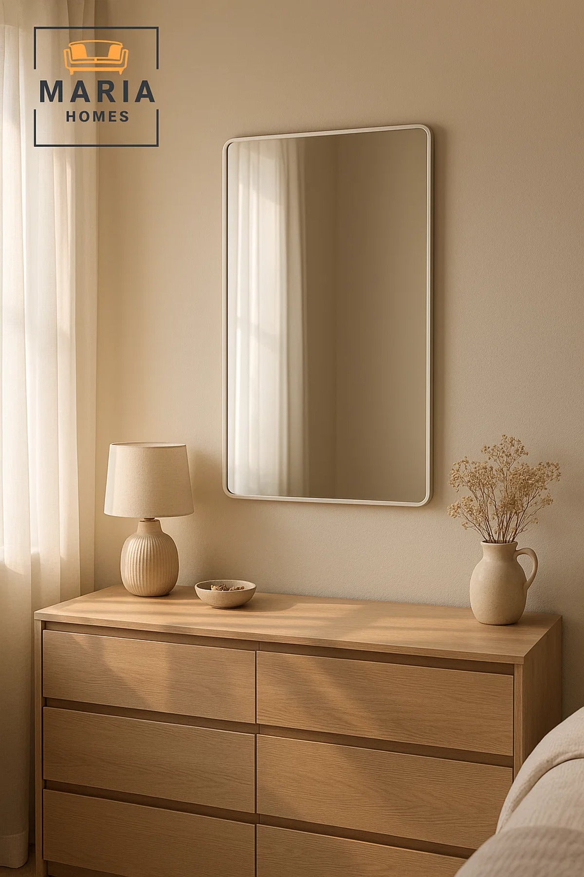 Modern Silver Wall Mirror for Bathroom Bedroom Living Room Dressing & Home D≈Ωcor √ê 100_60 cm