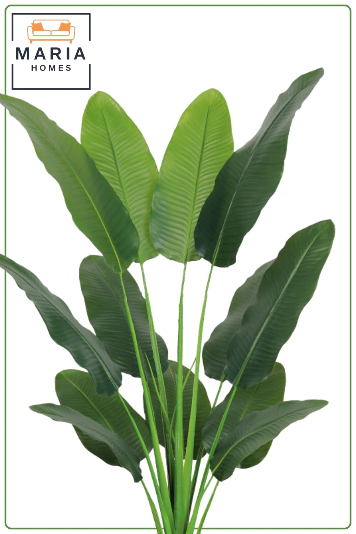 Artificial Banana Leaf Tree with with Pot – 190 cm Tall Tropical Indoor Decorative Plant