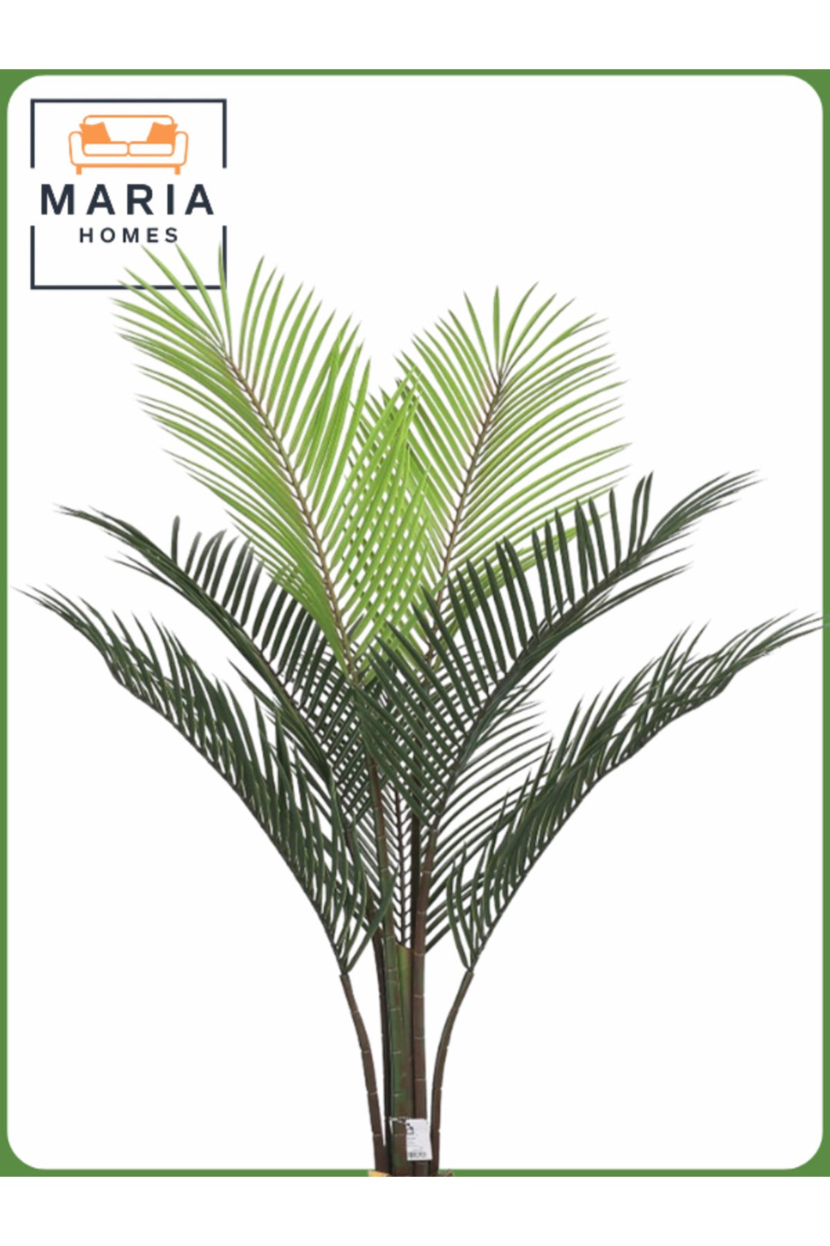 Artificial Areca Palm Tree 140 cm – Indoor Decorative Plant with Gold Pot