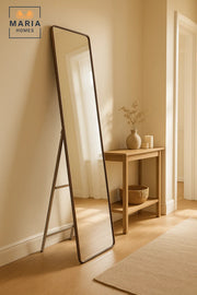 Full Length Coffee Frame Mirror 160_40 Standing Dressing Floor Mirror for Bedroom D≈Ωcor