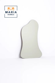Freeform Irregular Full-Length Mirror with Minimal Black Edge-size 120*80CM