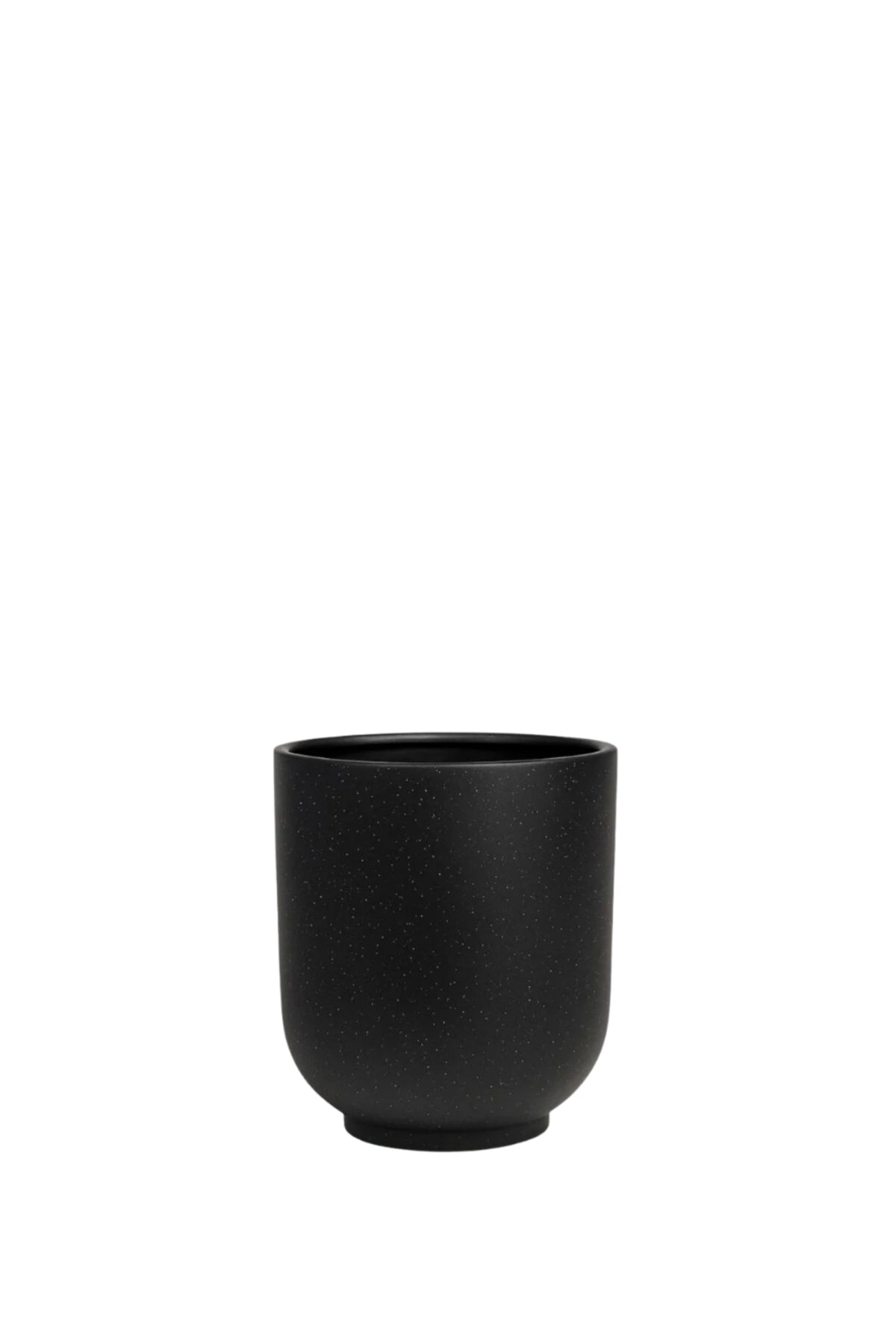 Black Round Fiber Planter 60CM x 50CM | Stylish Indoor Outdoor Decorative Plant Pot