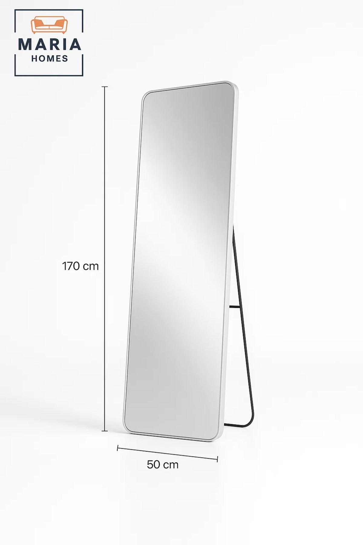Silver Full Length Standing Mirror for Bedroom Wall Mounted Dressing Mirror Modern Home D≈Ωcor