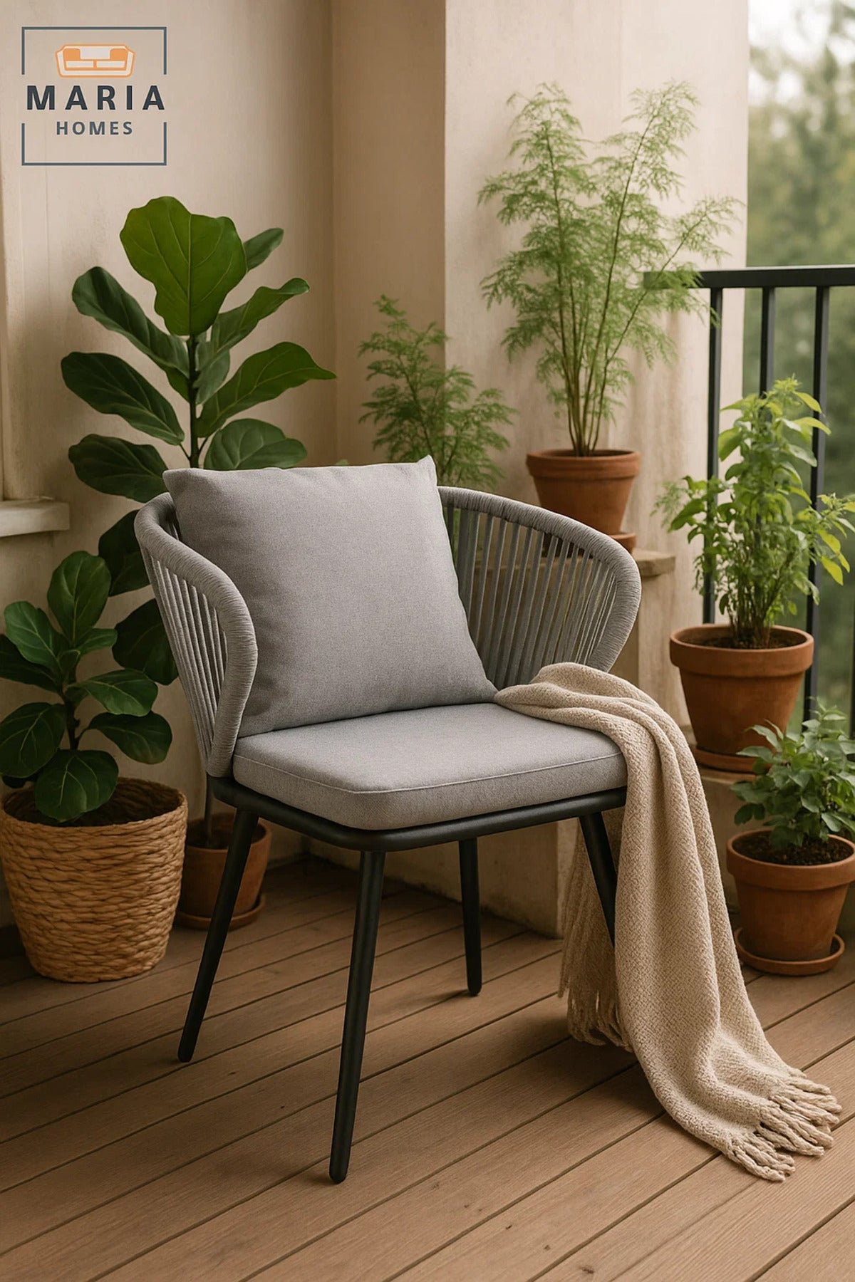 Light Grey Fabric Accent Chair for Home Living Room Office Modern Comfortable Cushion Chair