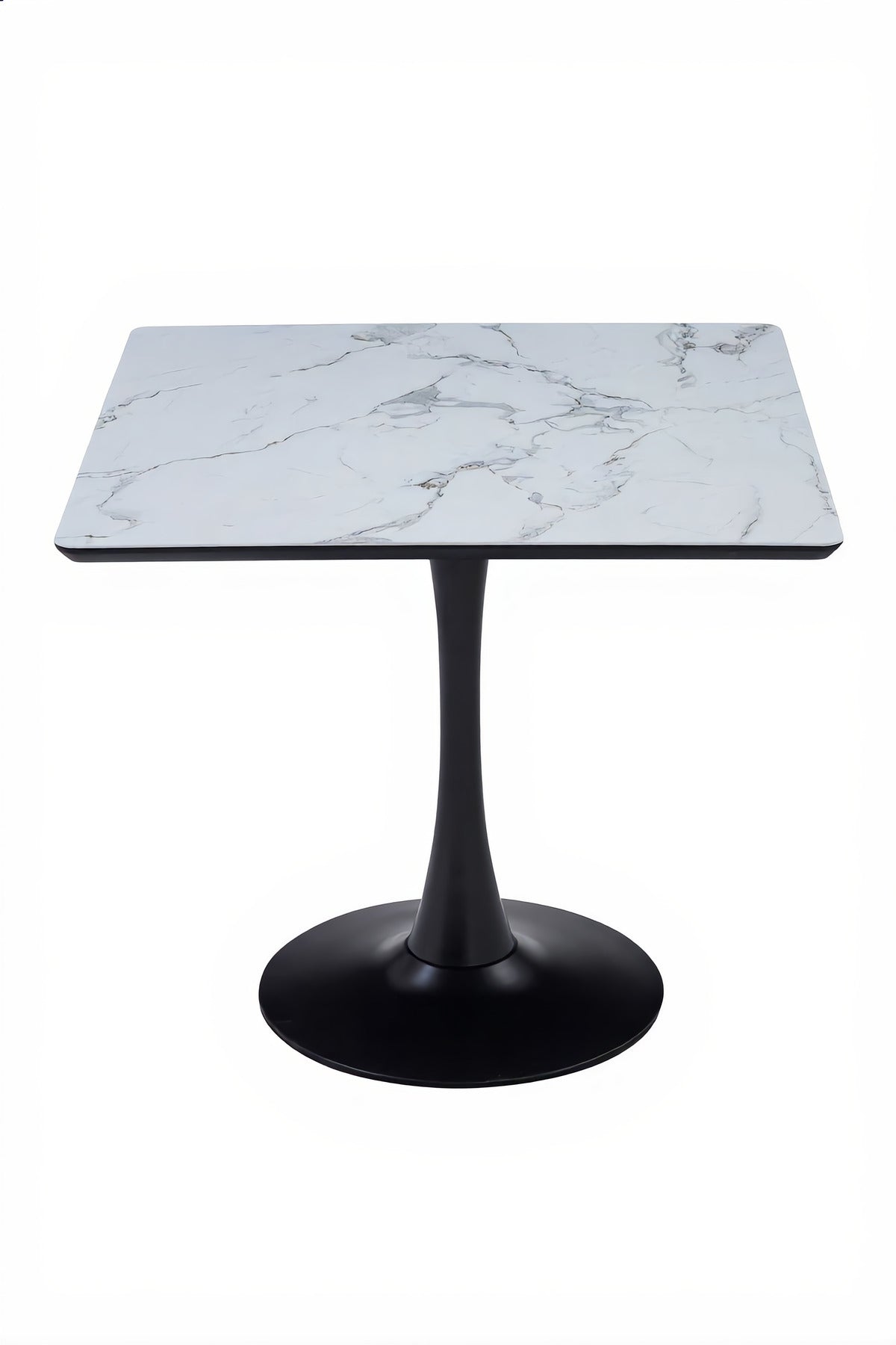 Rectangular White Marble Dining Table √ê Modern Caf≈Ω, Restaurant, Office & Home Furniture 80_80 cm
