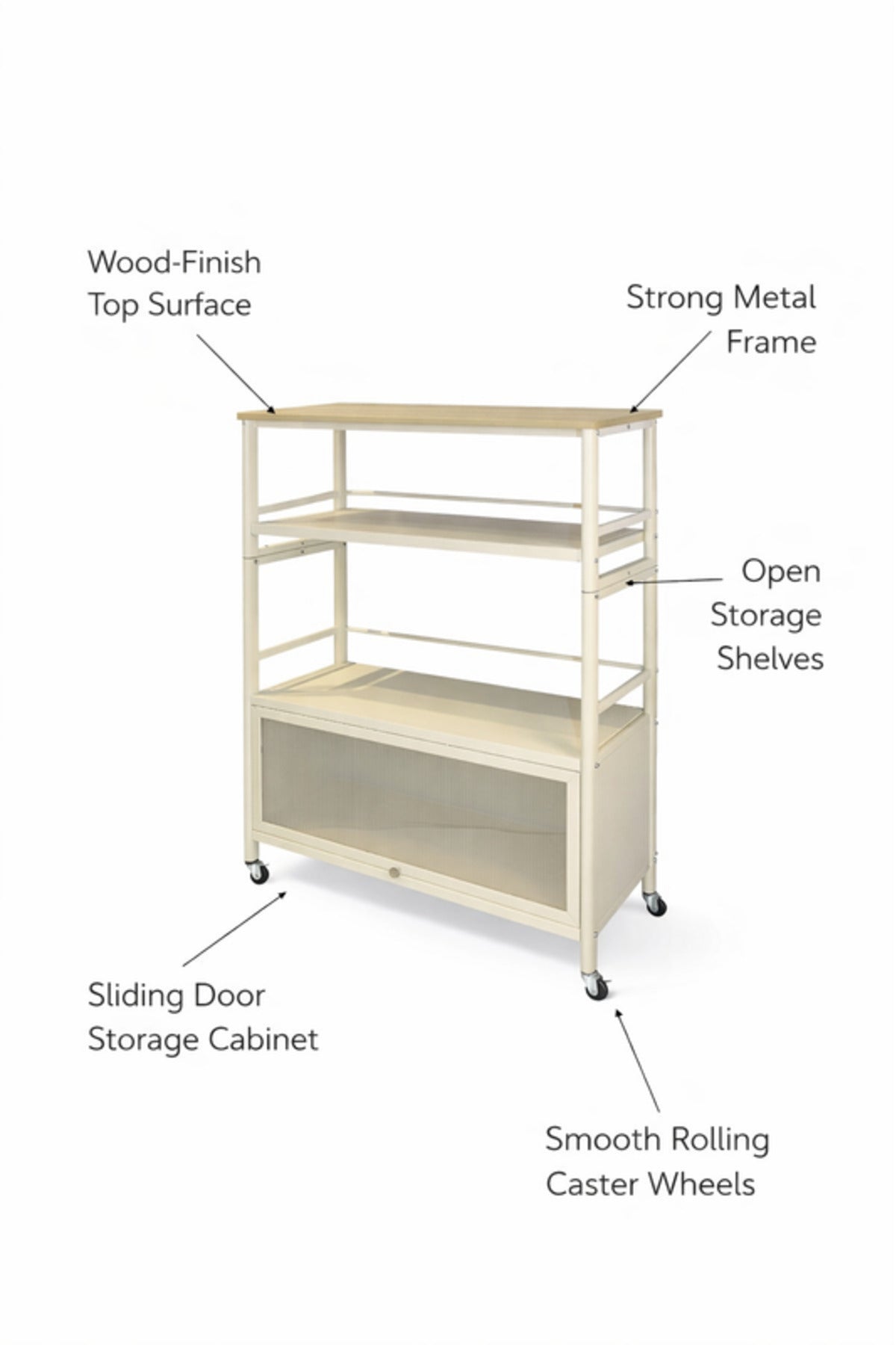 Multi-Layer Storage Shelf 80_40_115 cm
