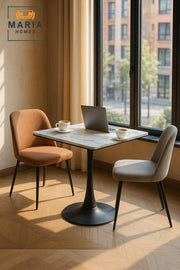 Rectangular White Marble Dining Table √ê Modern Caf≈Ω, Restaurant, Office & Home Furniture 70_70 cm