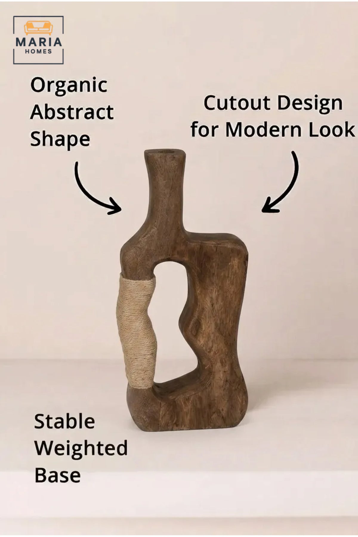 Modern Decorative Vase – Home Décor Accent for Living Room & Office