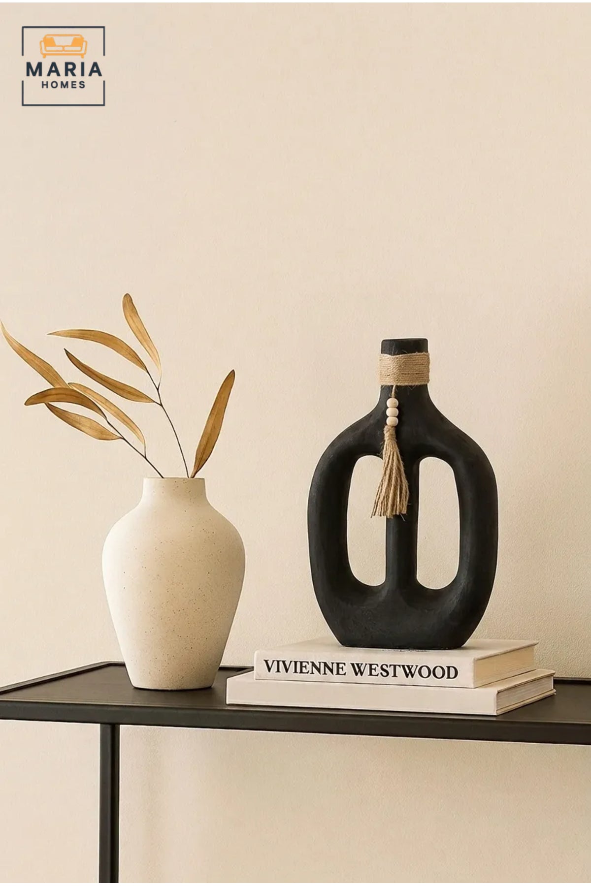 Modern Decorative Vase – Home Décor Accent for Living Room & Office