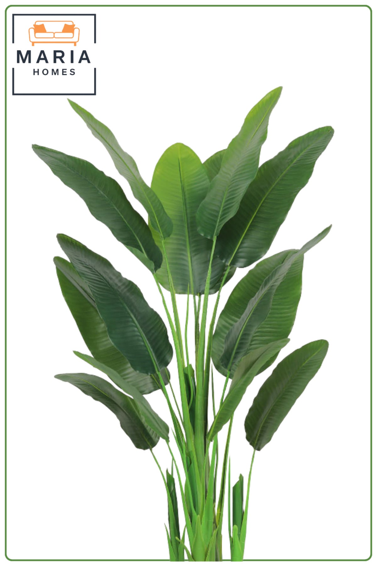 Artificial Banana Leaf Tree 180 cm 5 Branches with Pot – Indoor Decorative Plant