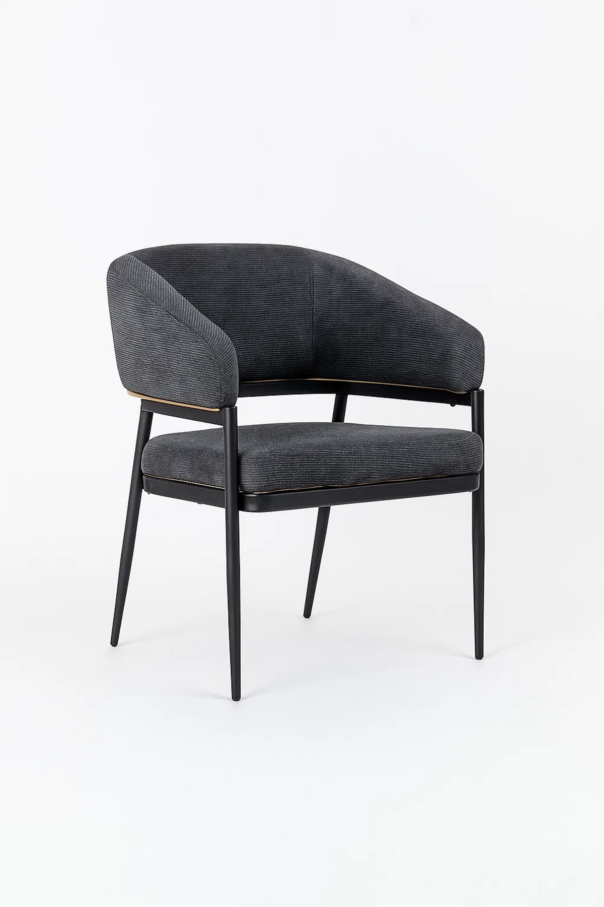 Blue Fabric Accent Chair | Modern Comfortable Armchair for Living Room, Office & Hotel Lobby Decor