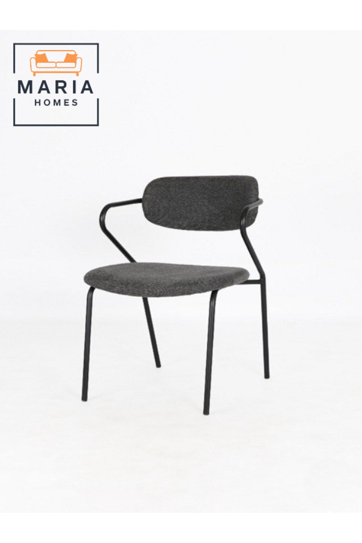 Grey Blue Dining Chair Ð Modern Minimalist Seating for Home, Office, and CafŽ