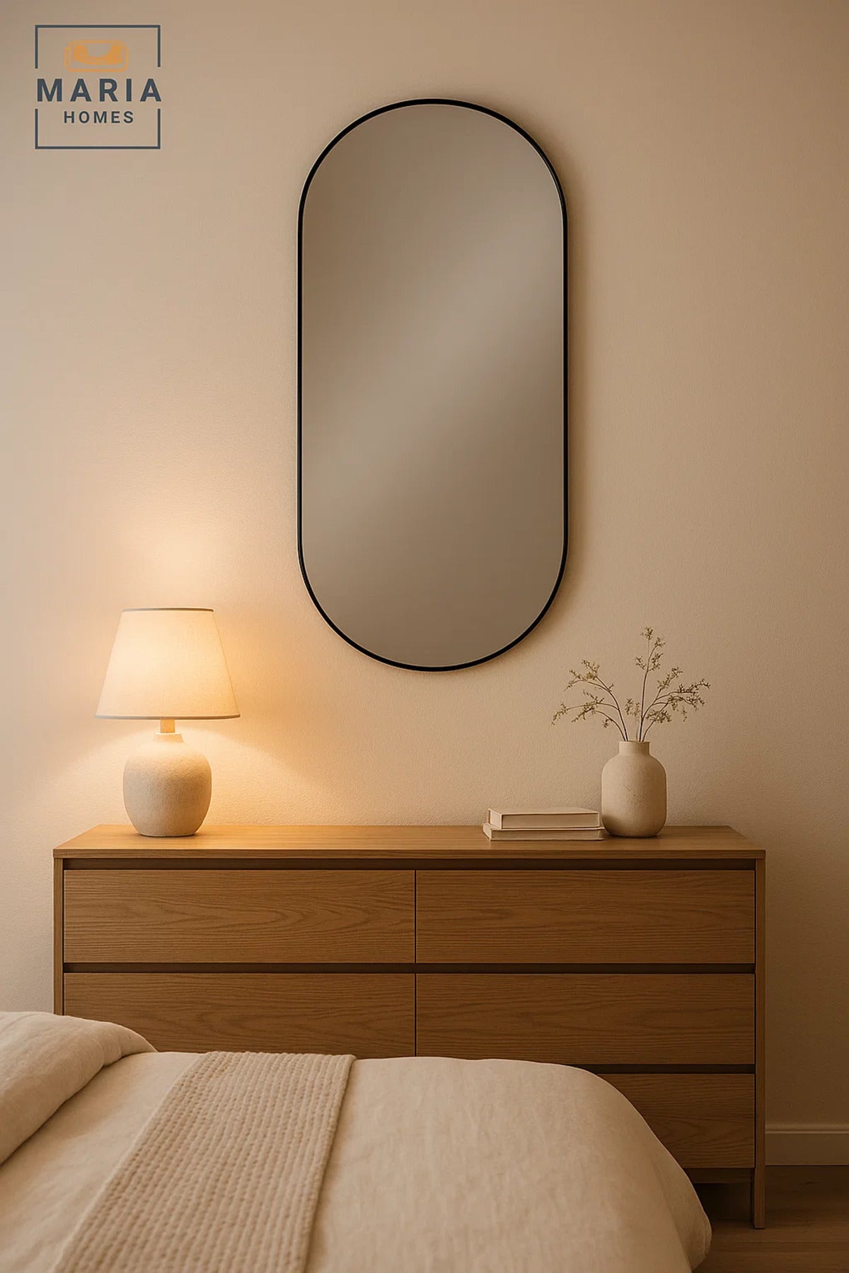 Oval Wall Mirror Modern Decorative Bathroom Mirror Bedroom Vanity Mirror Home D≈Ωcor 140x70