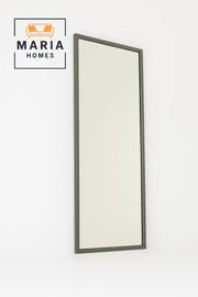 Full-Length Mirror with Thin Gray Frame and Minimalist Style-size120*60CM