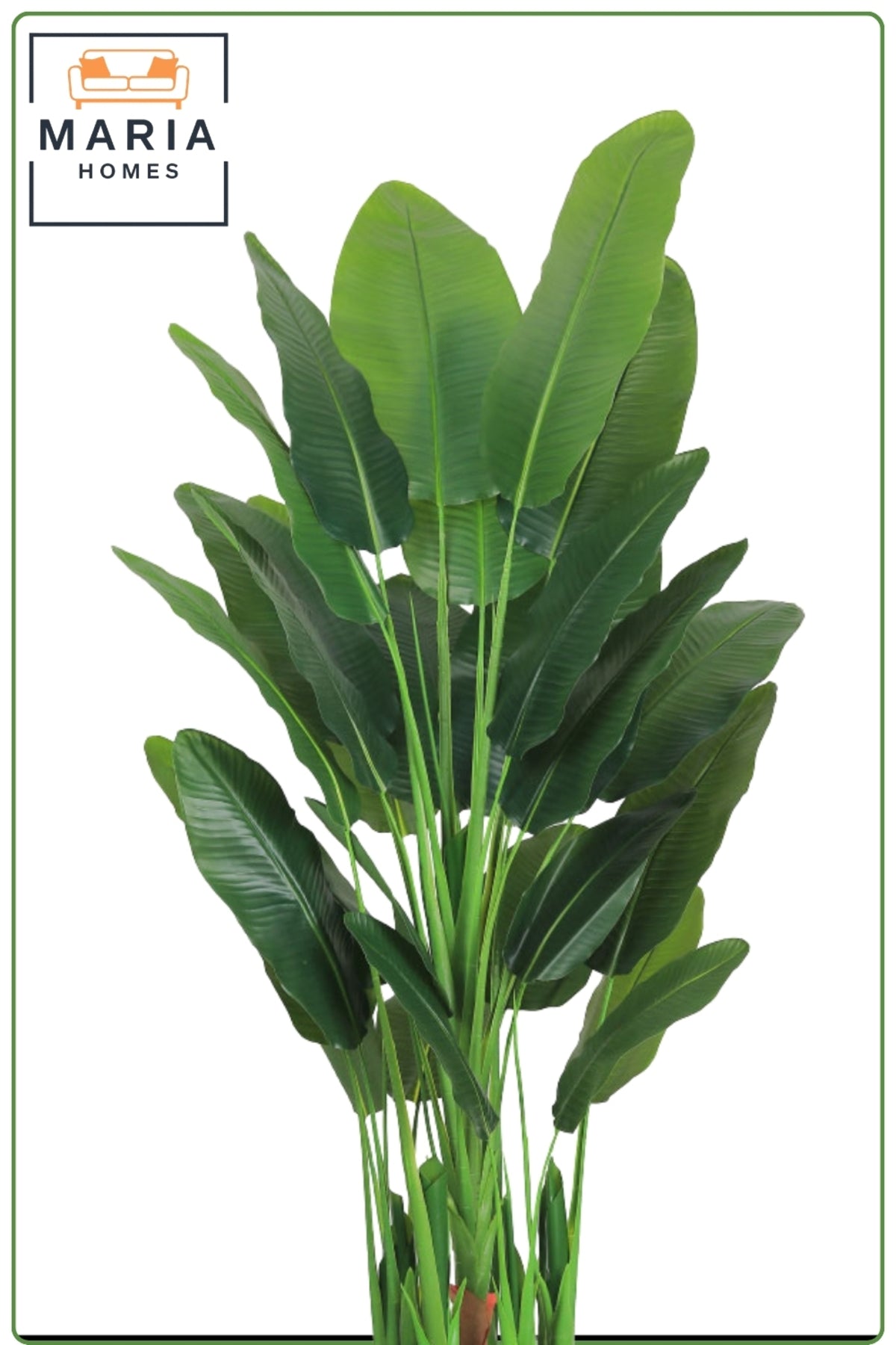 Artificial Banana Leaf Tree 220 cm with 8 Branches in Pot