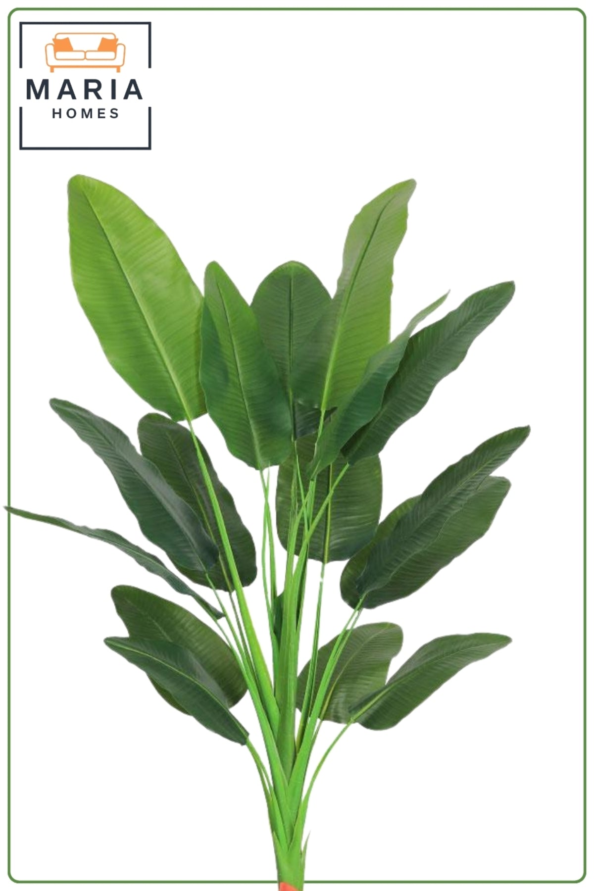 205 cm Artificial Banana Leaf Tree with with Pot – Tall Tropical Indoor Decorative Plant