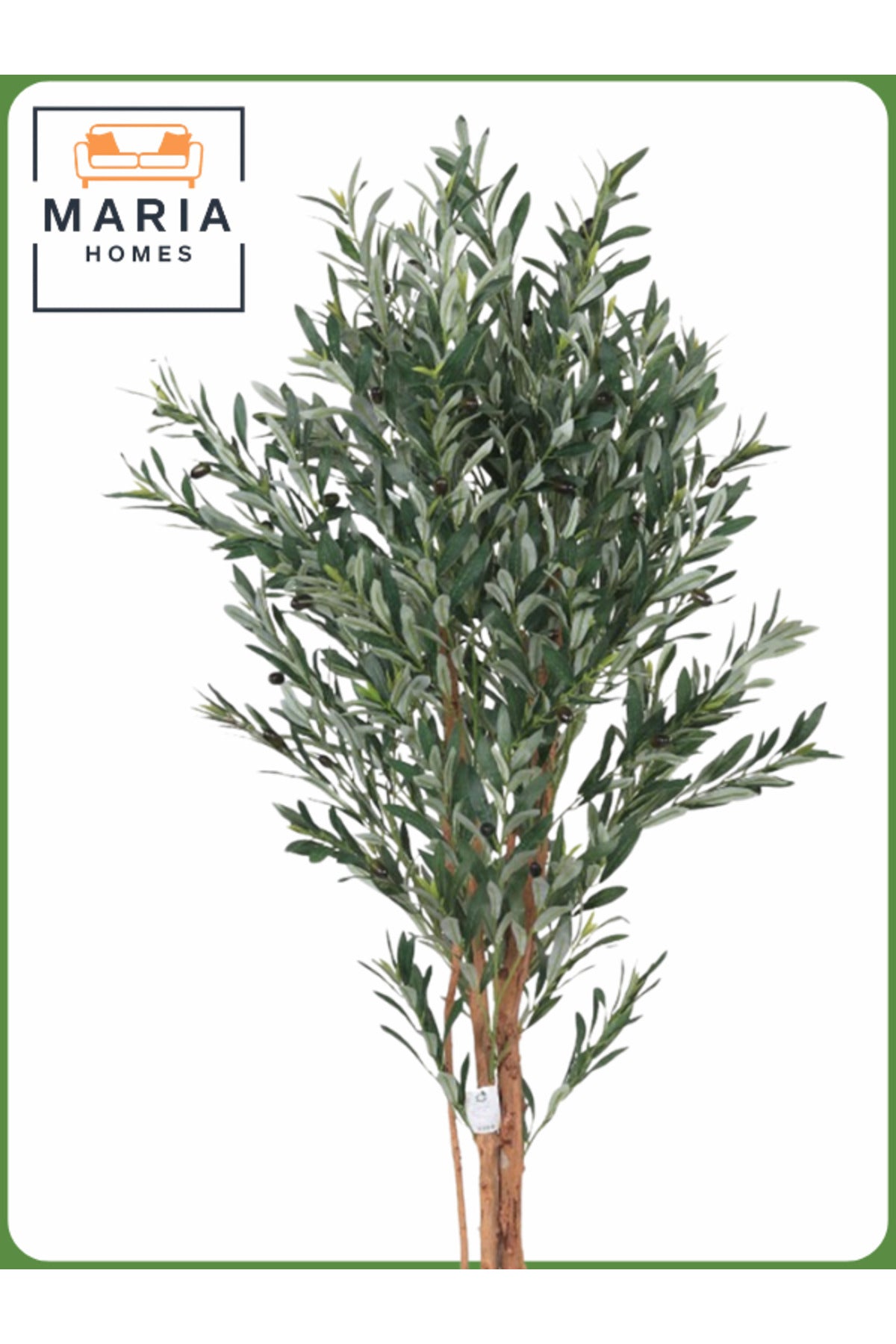 Artificial Olive Tree 170 cm Ð Decorative Indoor Tree with Beige Pot
