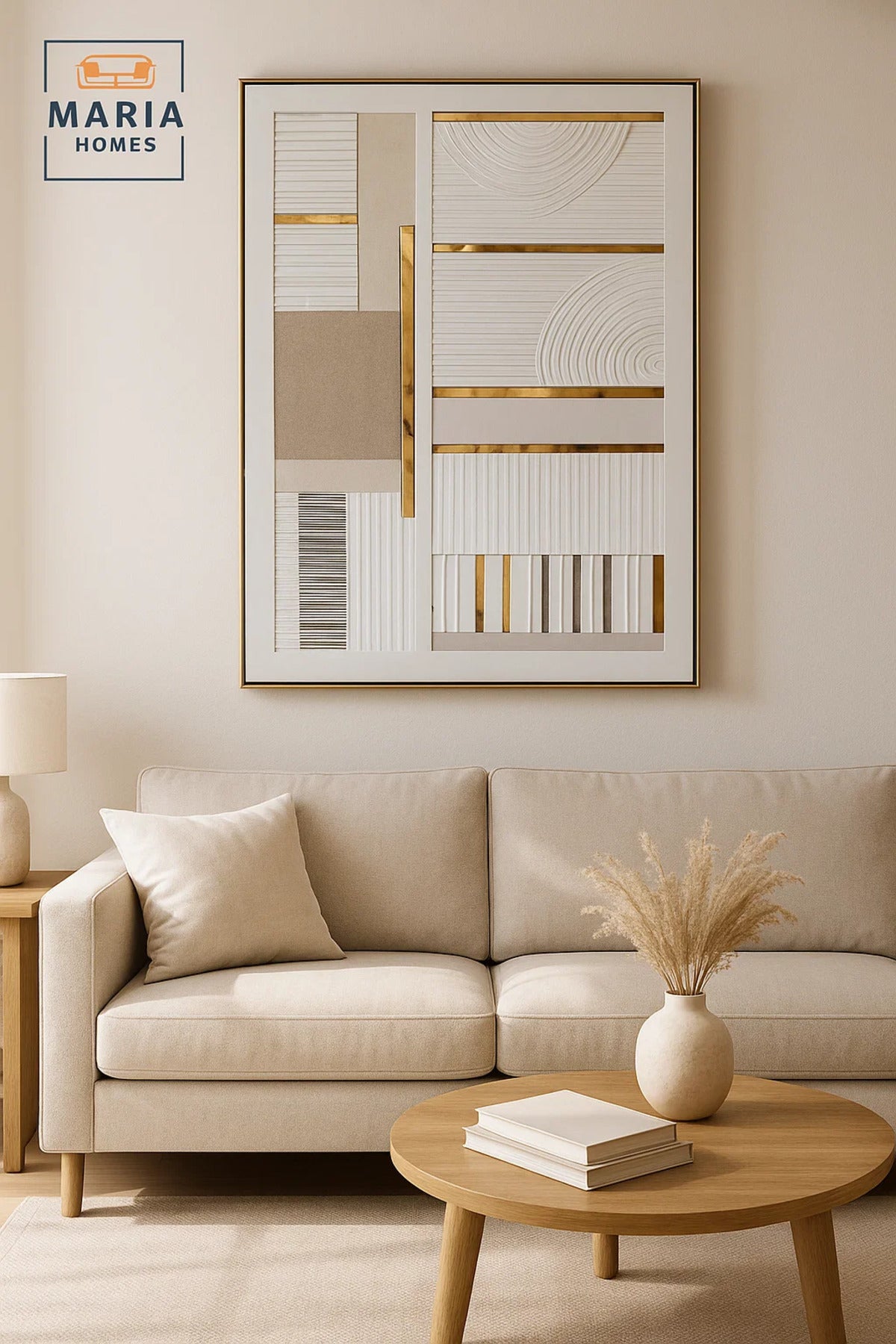 Luxury Geometric Wall Art Ð Modern 3D Decorative Panel Ð Abstract Home Decor
