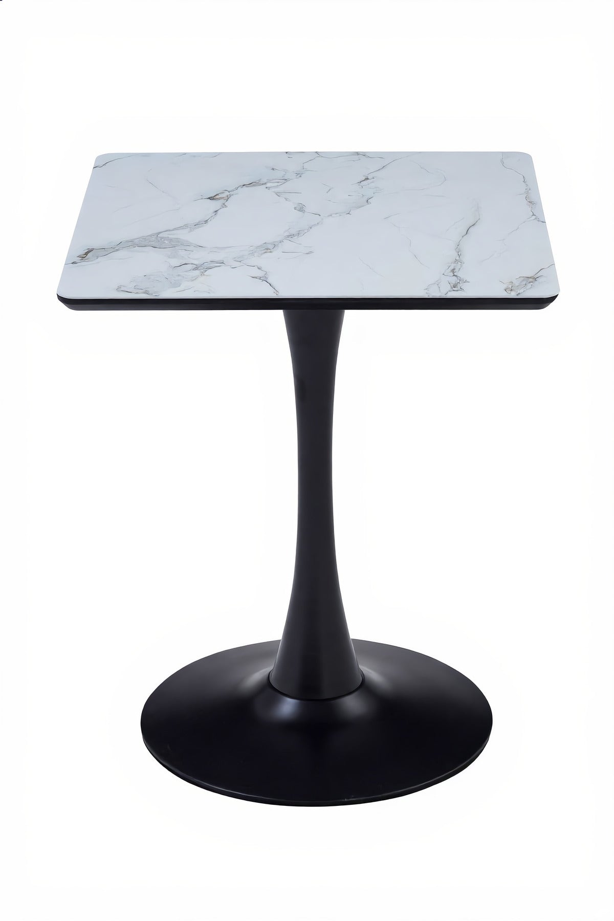 Rectangular White Dining Table √ê Modern Caf≈Ω, Restaurant, Office & Home Metal Furniture 60_60 cm