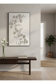 Elegant Floral Branch Decorative Wall Art Panel for Living Room and Bedroom 120x80cm