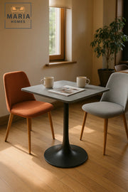 Rectangular Grey Dining Table √ê Modern Caf≈Ω, Restaurant, Office & Home Metal Furniture 60_60 cm