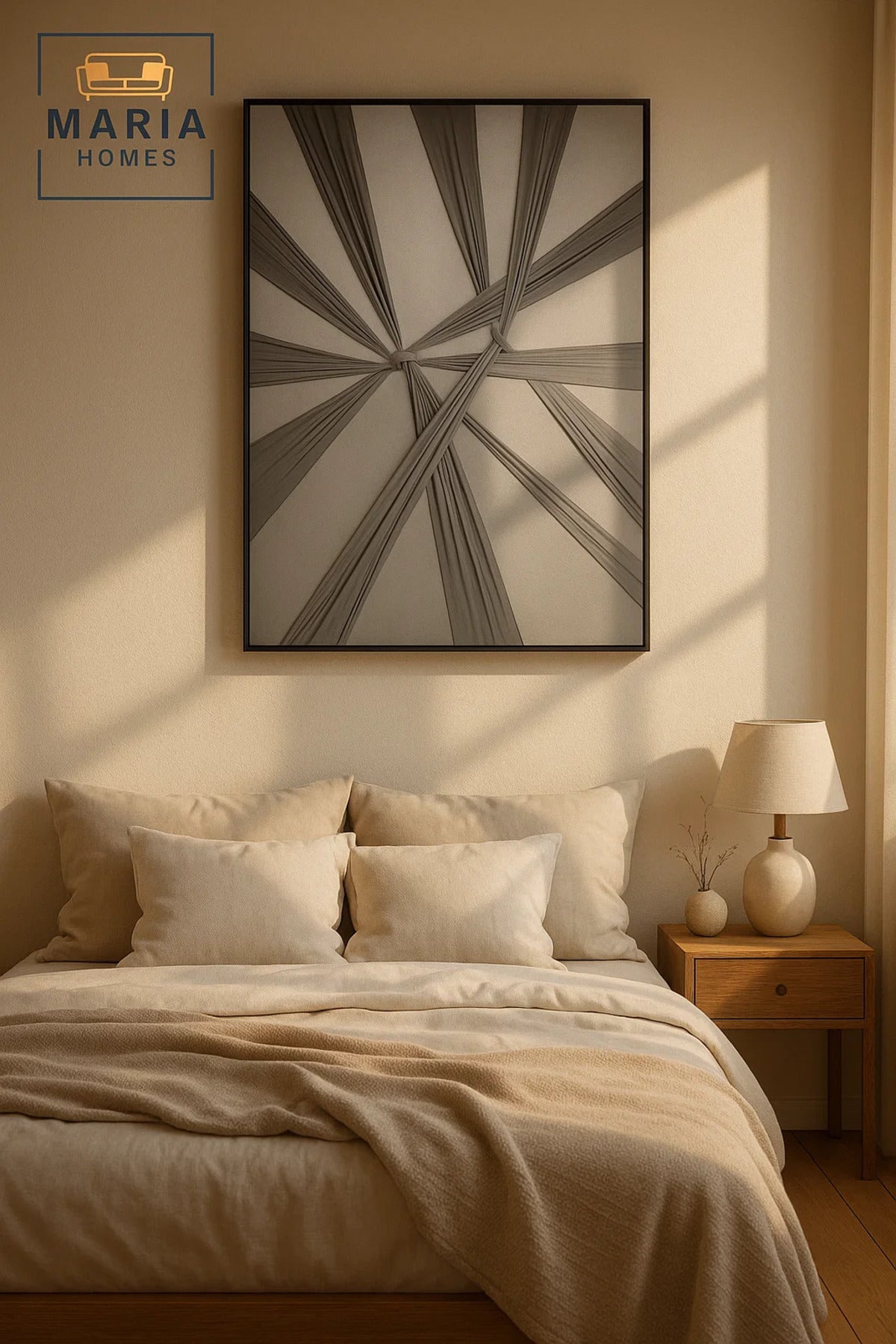 Modern Abstract Wall Art – Textured Grey Canvas – Minimalist Home Decor Painting