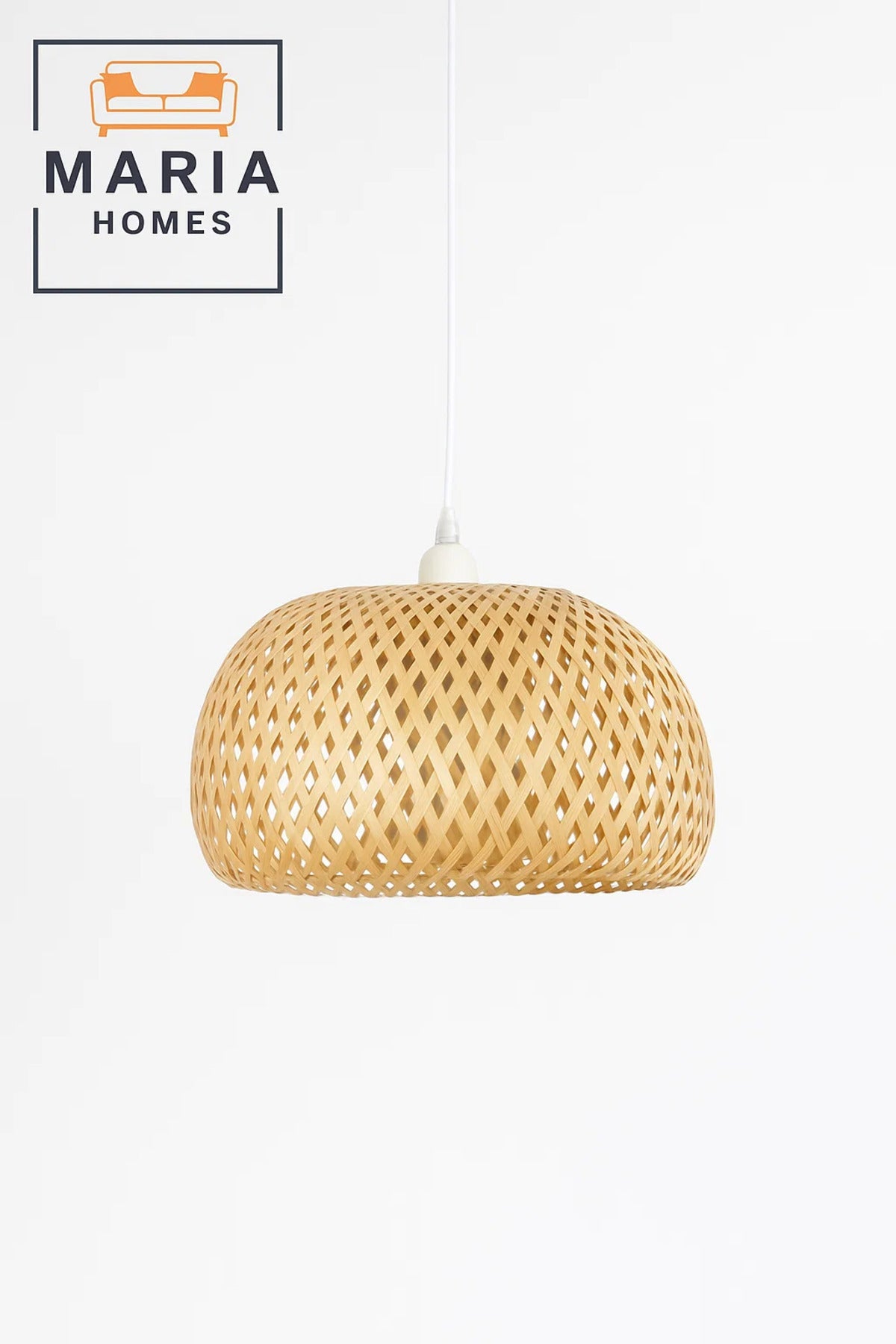 Natural Woven Rattan Pendant Light