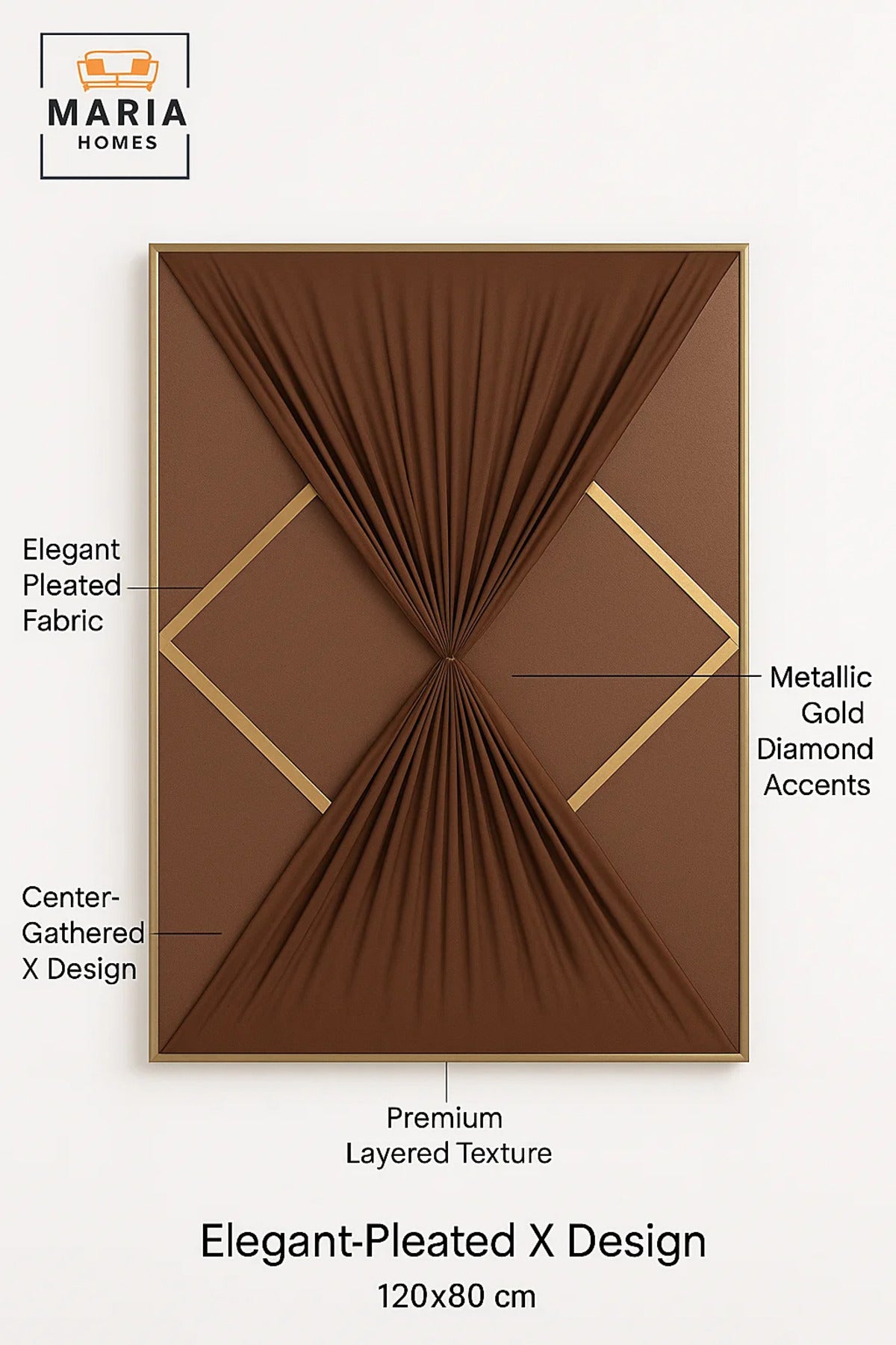 Modern Wall Art 120×80 – Abstract Frame & Luxury Wall Decor for Living Room