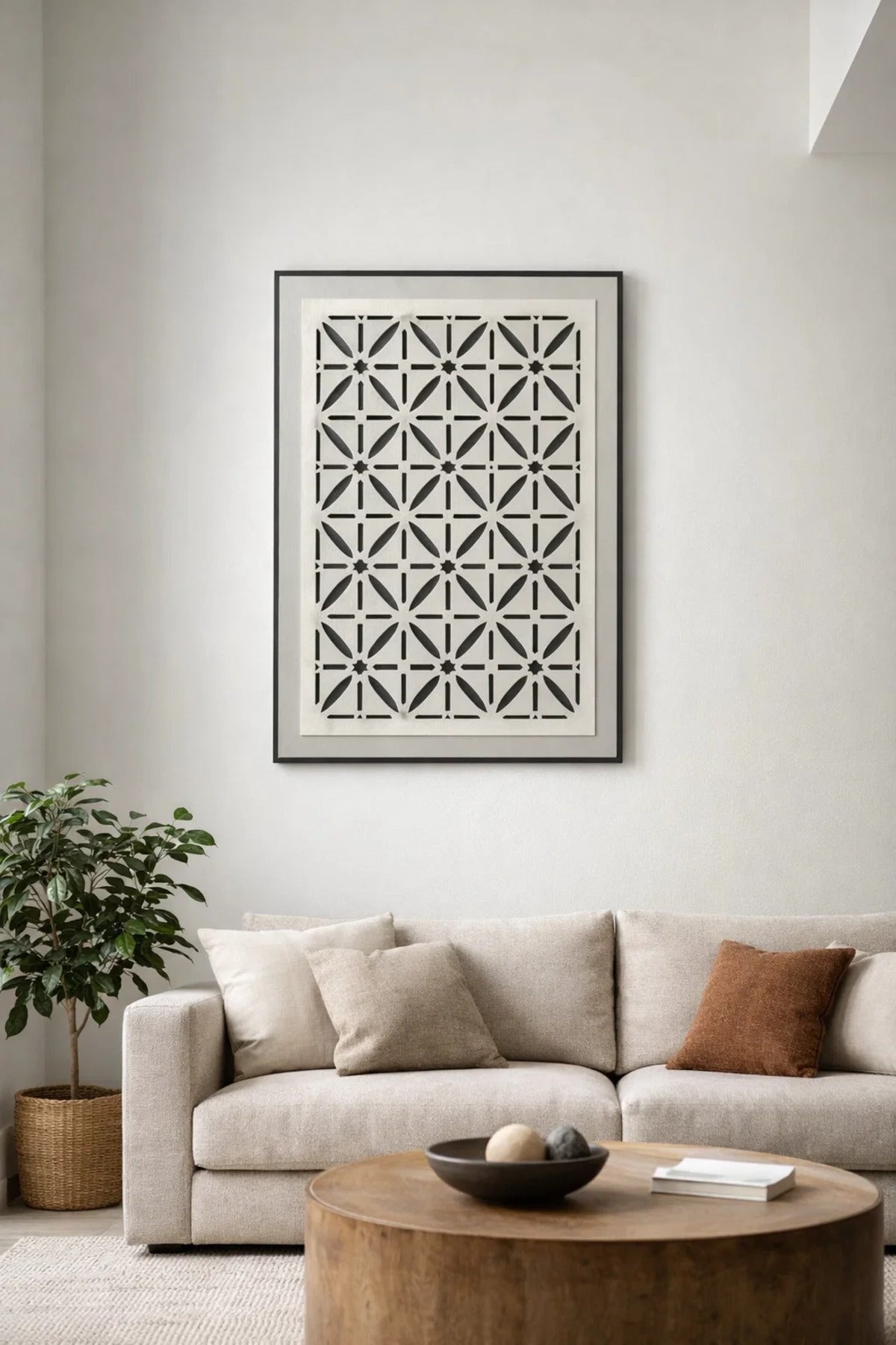 Decorative Wall Panel 120_80 cm Ð Modern Geometric Design Art
