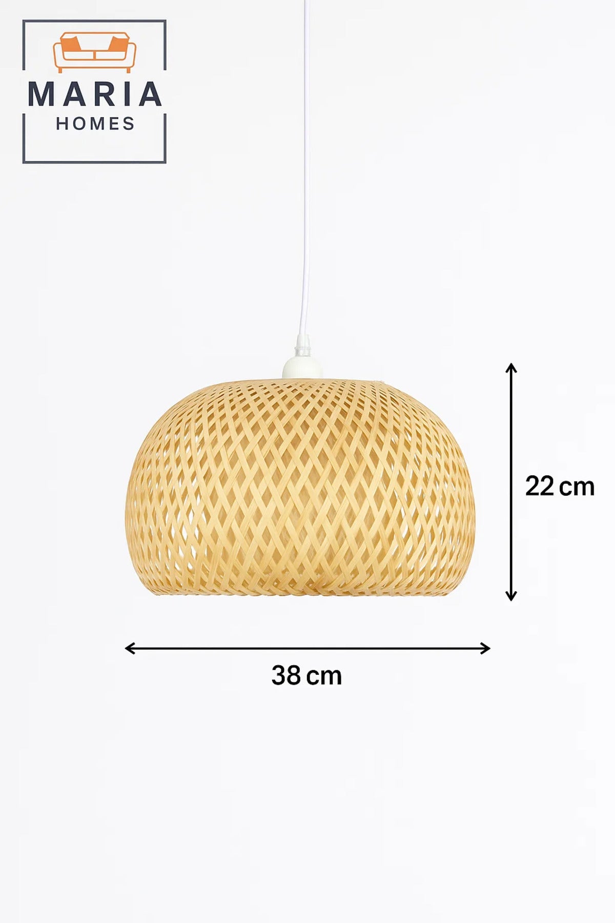 Natural Woven Rattan Pendant Light