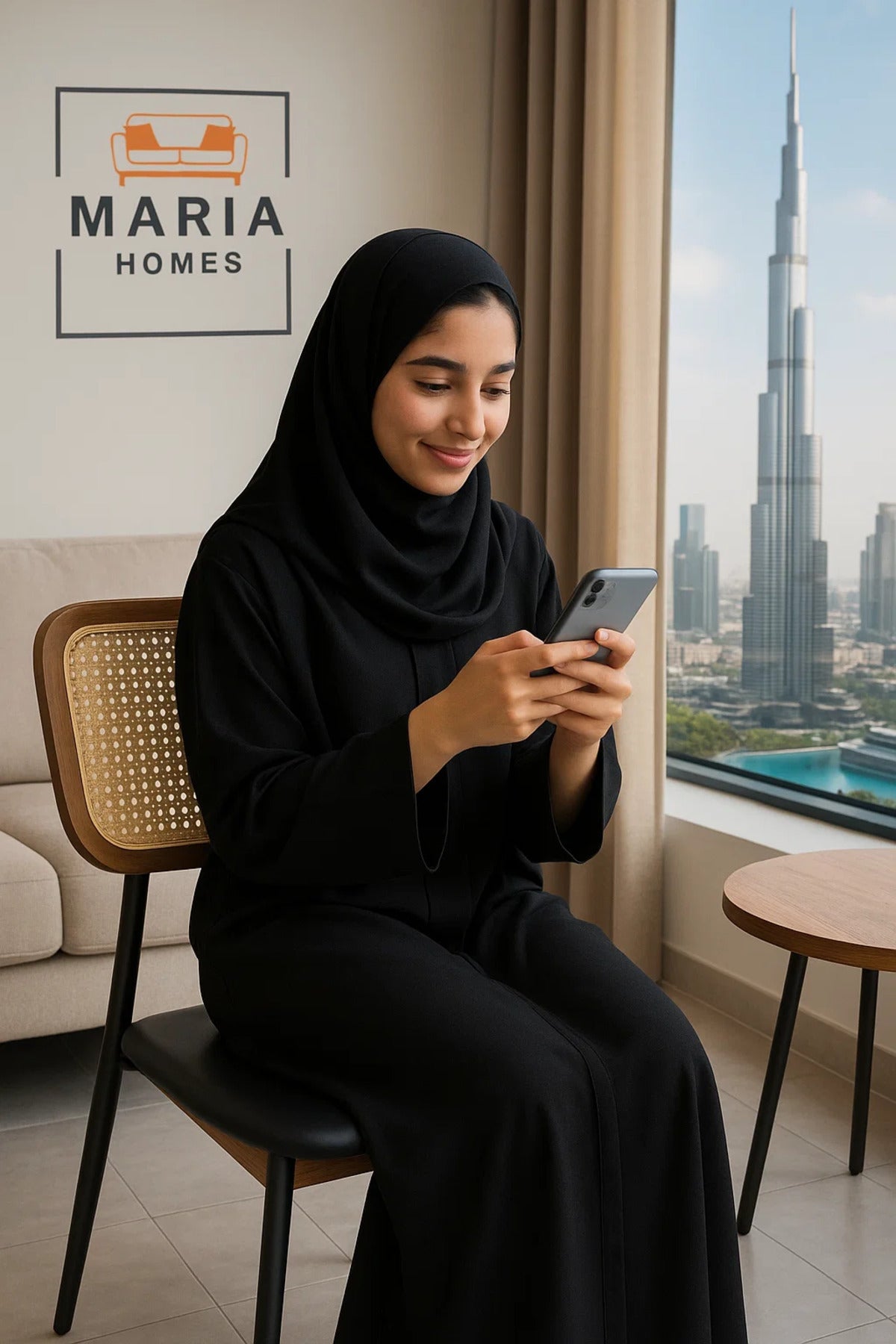 Contemporary Black Chair with Cane Backrest and Faux Leather Seat Ð Sleek Dining or Accent Chair