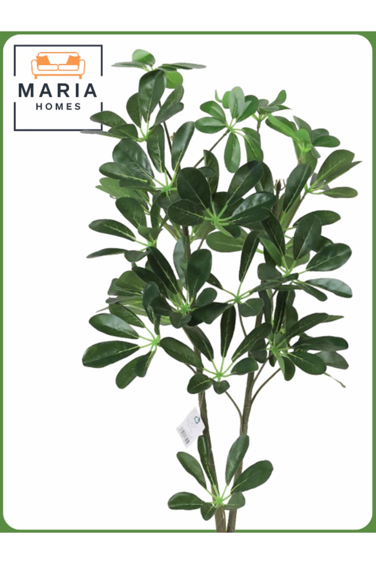 Artificial Schefflera Plant 85 cm Ð Decorative Indoor Plant with Brown Pot