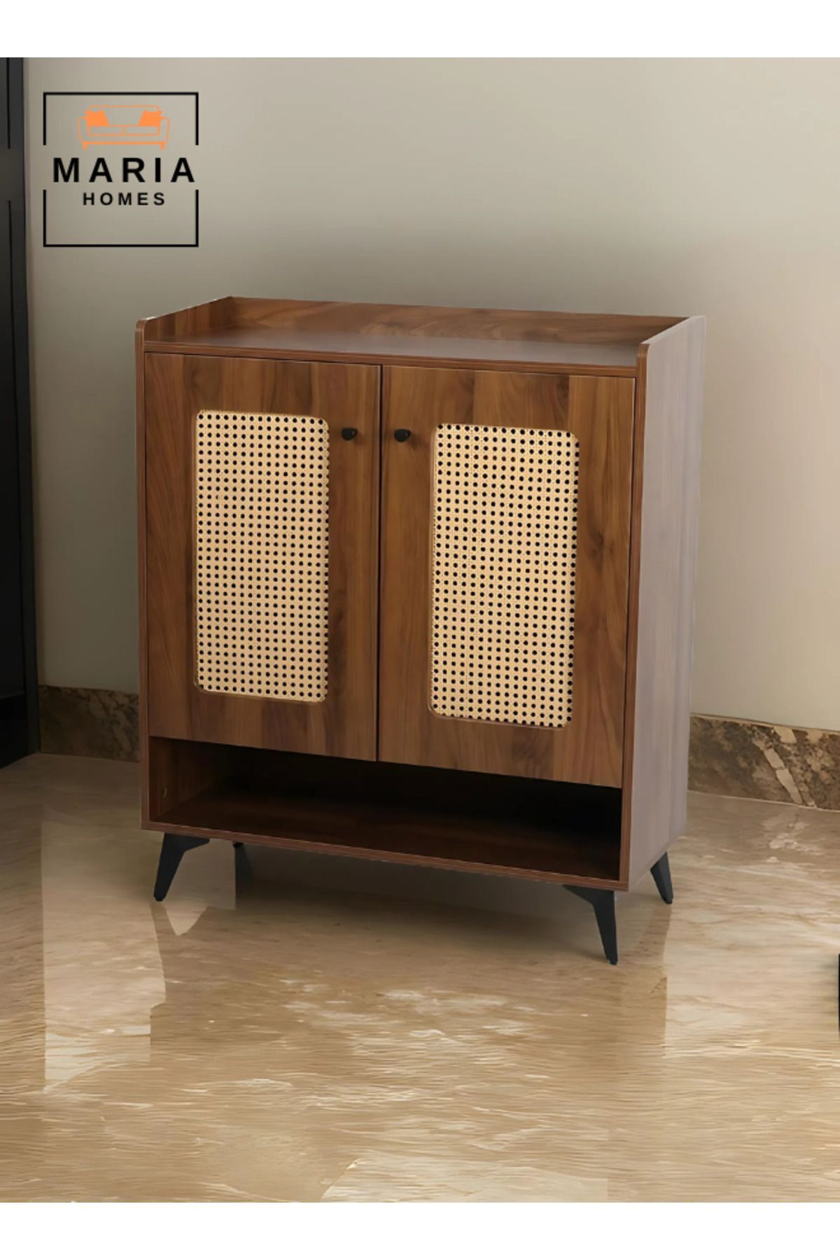 2-Door Shoe Cabinet Modern Design Shoe Storage Organiser