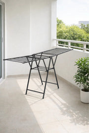 Gray Foldable Clothes Drying Rack 185x45x93 cm √ê Laundry Airer Stand