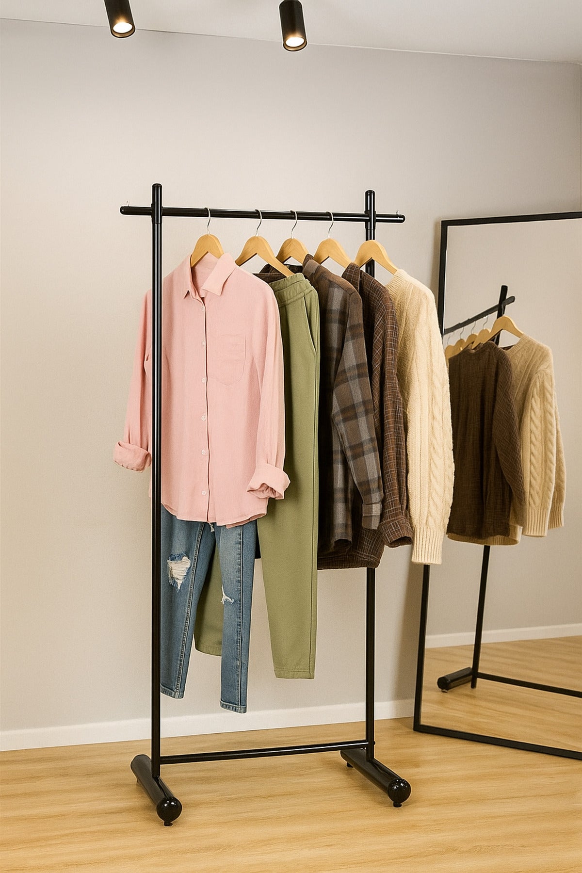 Metal Clothing Rack Ð 170_60 cm Heavy Duty Garment Stand